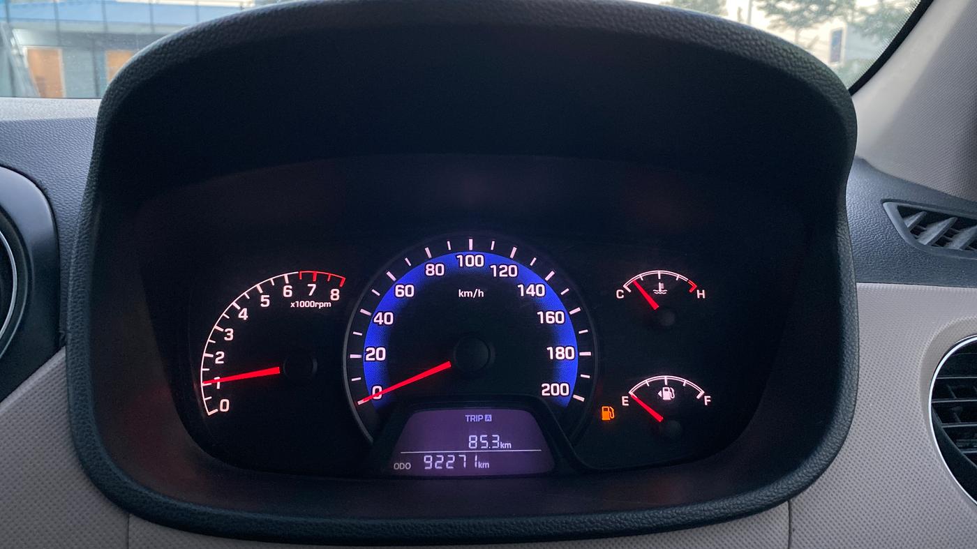 2014 Hyundai Xcent S (O) 1.2, Petrol, Manual, 92,275 km, Odometer Image