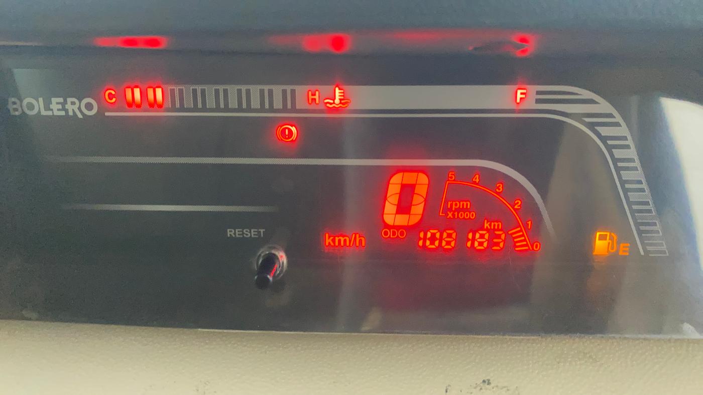 2020 Mahindra Bolero B6, Diesel, Manual, 1,08,181 km, Odometer Image