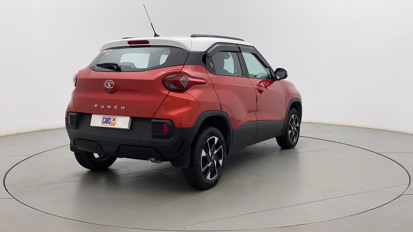 2023 Tata PUNCH CREATIVE AMT 1.2 RTN DUAL TONE, Petrol, Automatic, 12,032 km, Right Back Diagonal