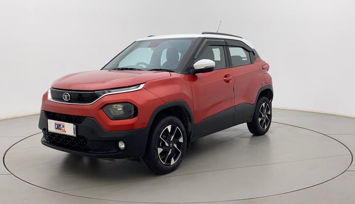 2023 Tata PUNCH CREATIVE AMT 1.2 RTN DUAL TONE, Petrol, Automatic, 12,032 km, Left Front Diagonal
