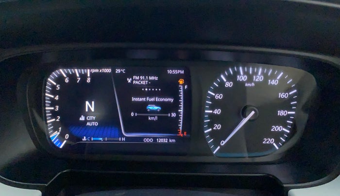 2023 Tata PUNCH CREATIVE AMT 1.2 RTN DUAL TONE, Petrol, Automatic, 12,032 km, Odometer Image