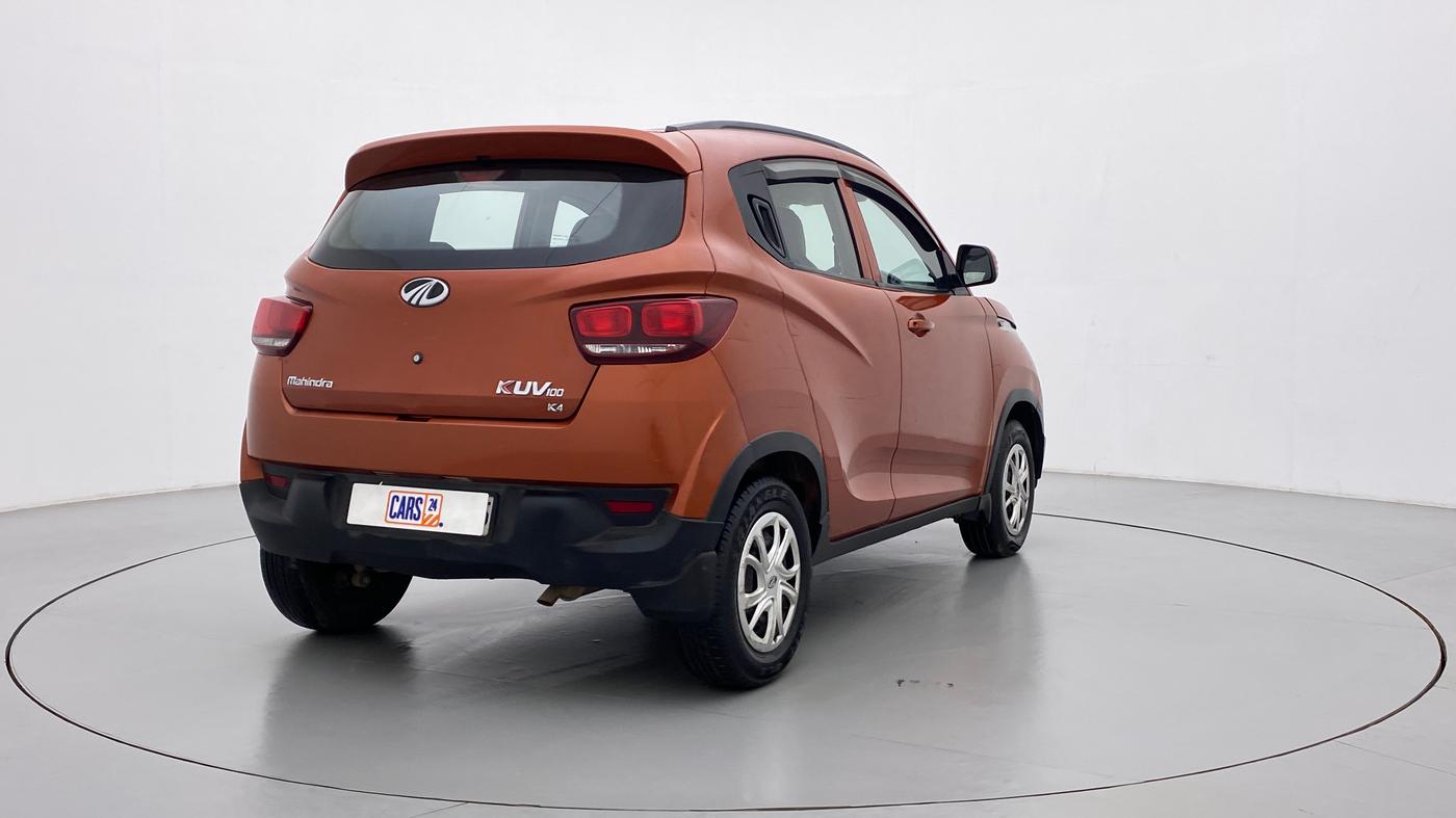 2017 Mahindra Kuv100 K4 6 STR, CNG, Manual, 58,450 km, Right Back Diagonal