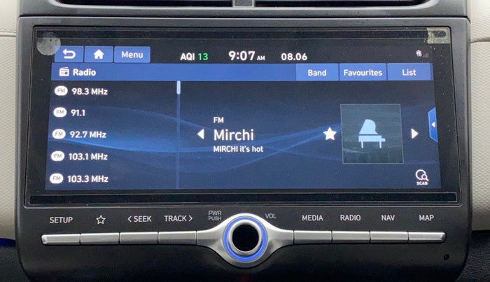 2020 Hyundai Creta SX IVT 1.5 PETROL, Petrol, Automatic, 52,586 km, Infotainment System