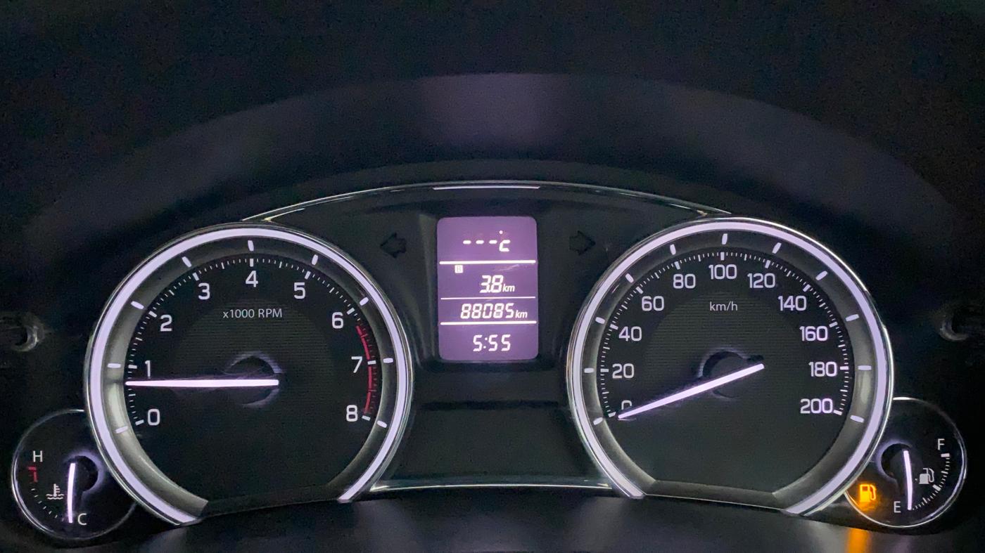 2015 Maruti Ciaz ZXI+ RS, Petrol, Manual, 88,085 km, Odometer Image