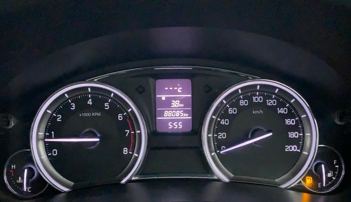 2015 Maruti Ciaz ZXI+ RS, Petrol, Manual, 88,085 km, Odometer Image