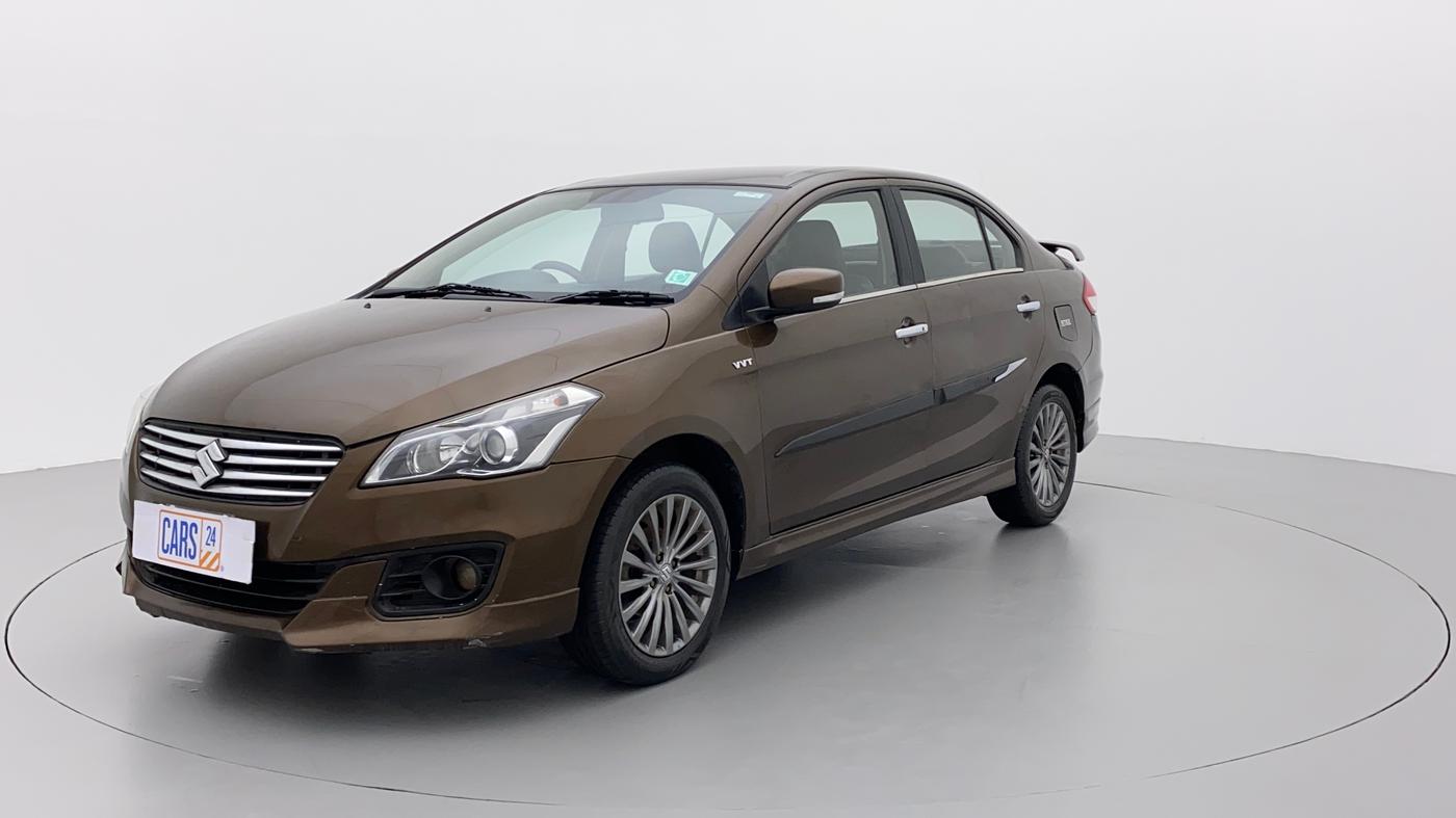 2015 Maruti Ciaz ZXI+ RS, Petrol, Manual, 88,085 km, Left Front Diagonal
