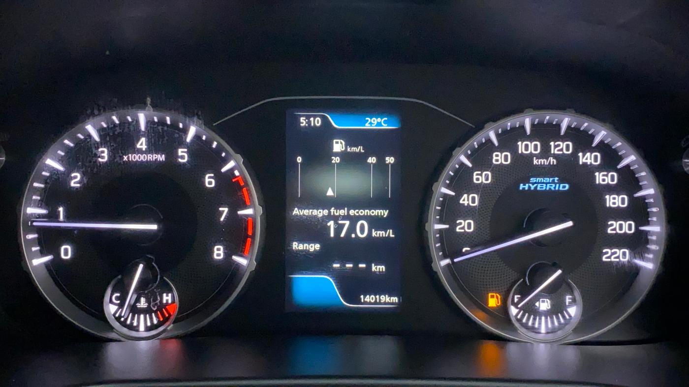 2022 Maruti BREZZA ZXI SMART HYBRID , Petrol, Manual, 14,165 km, Odometer Image