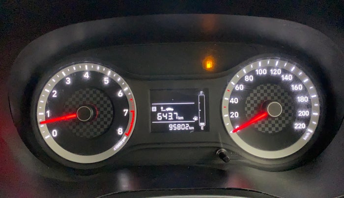 2020 Hyundai AURA E 1.2, Petrol, Manual, 95,801 km, Odometer Image