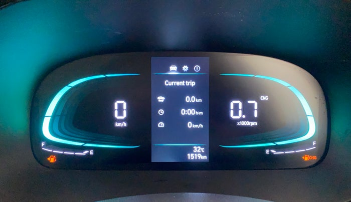 2025 Hyundai EXTER SX 1.2 MT Hy-CNG Duo , CNG, Manual, 1,519 km, Odometer Image