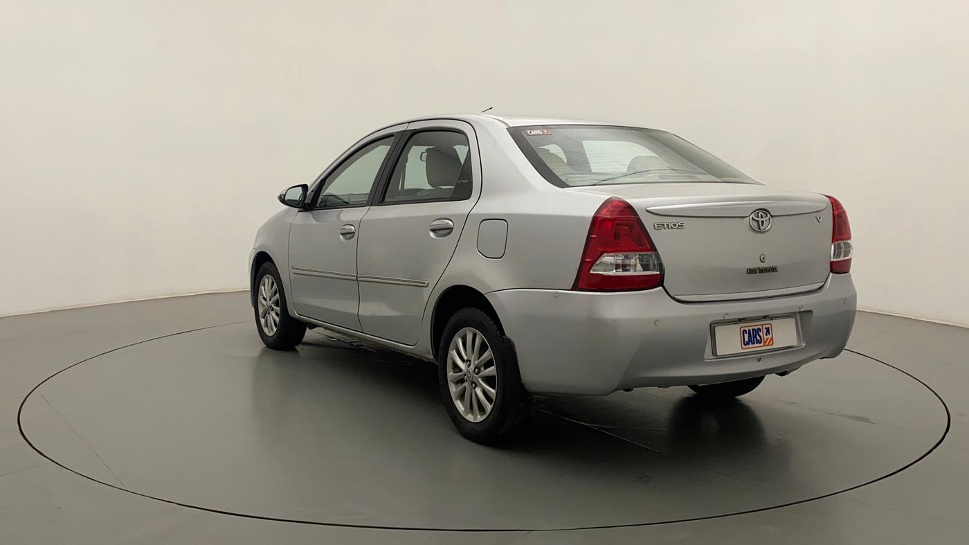 2014 Toyota Etios V, Petrol, Manual, 61,733 km, Left Back Diagonal