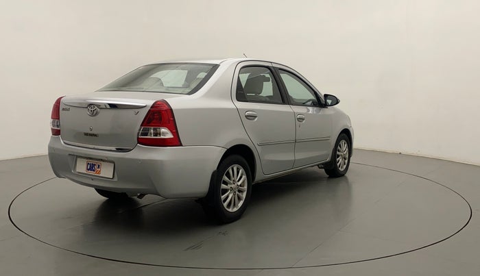 2014 Toyota Etios V, Petrol, Manual, 61,733 km, Right Back Diagonal