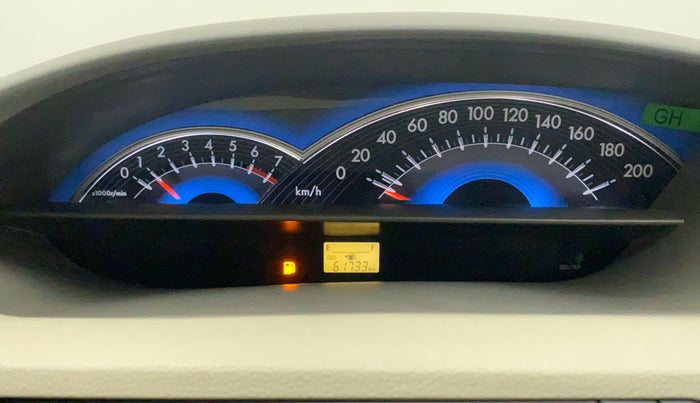 2014 Toyota Etios V, Petrol, Manual, 61,733 km, Odometer Image
