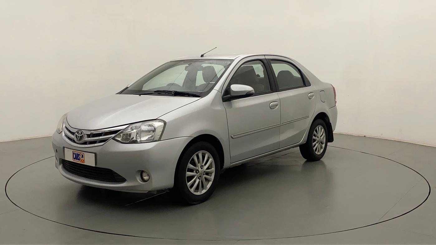 2014 Toyota Etios V, Petrol, Manual, 61,733 km, Left Front Diagonal