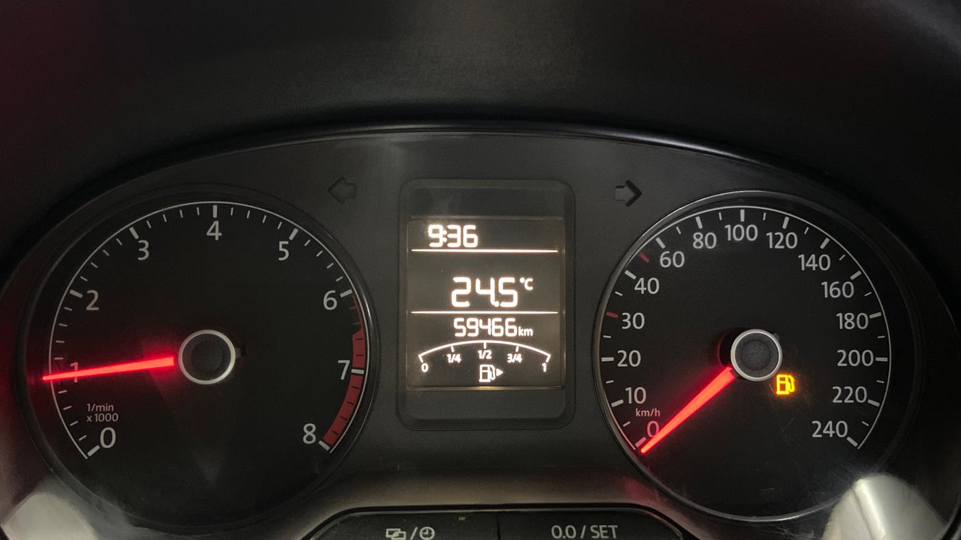 2019 Volkswagen Polo TRENDLINE 1.0L, Petrol, Manual, 59,454 km, Odometer Image