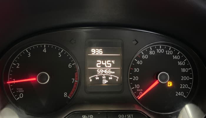 2019 Volkswagen Polo TRENDLINE 1.0L, Petrol, Manual, 59,454 km, Odometer Image
