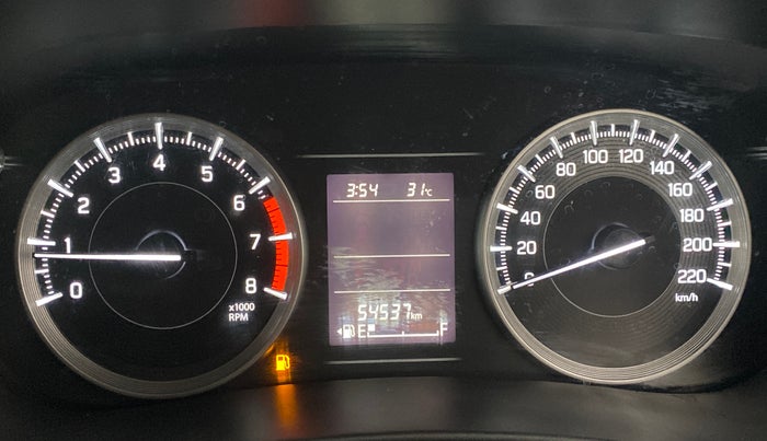 2025 Maruti Baleno SIGMA PETROL 1.2, Petrol, Manual, 54,493 km, Odometer Image