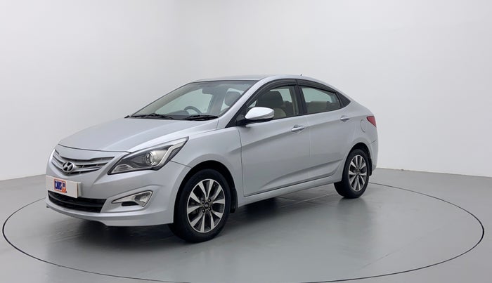 2015 Hyundai Verna FLUIDIC 1.6 VTVT S (O)  MT, Petrol, Manual, 25,274 km, Left Front Diagonal (45- Degree) View