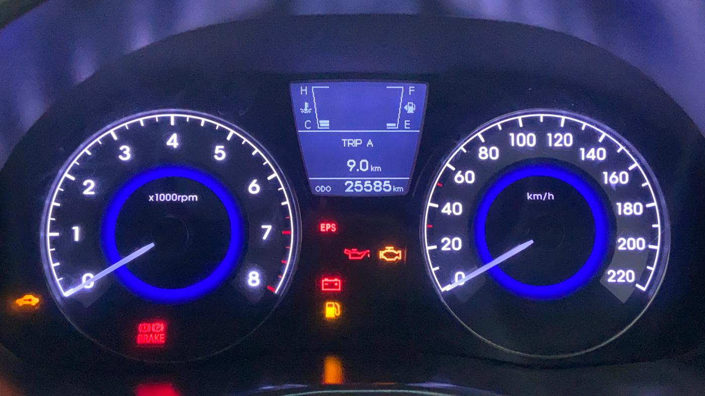 2015 Hyundai Verna FLUIDIC 1.6 VTVT S (O)  MT, Petrol, Manual, 25,274 km, Odometer View