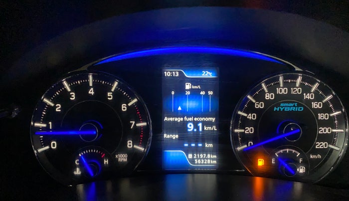 2019 Maruti Ciaz ALPHA 1.5 SHVS PETROL, Petrol, Manual, 56,320 km, Odometer Image