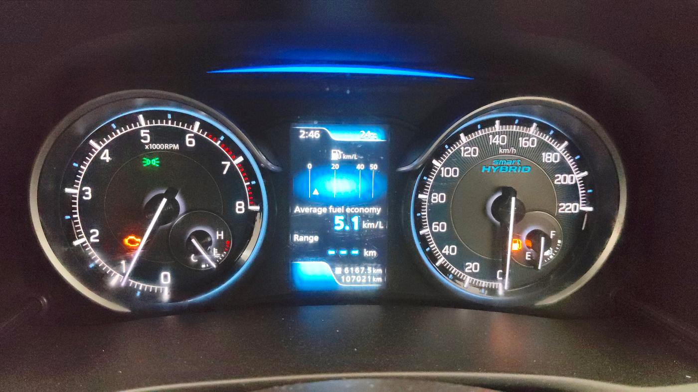 2020 Maruti XL6 ALPHA MT, Petrol, Manual, 1,07,011 km, Odometer Image