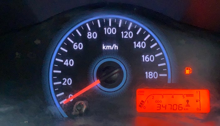 2018 Datsun Redi Go T (O), Petrol, Manual, 34,771 km, Odometer Image