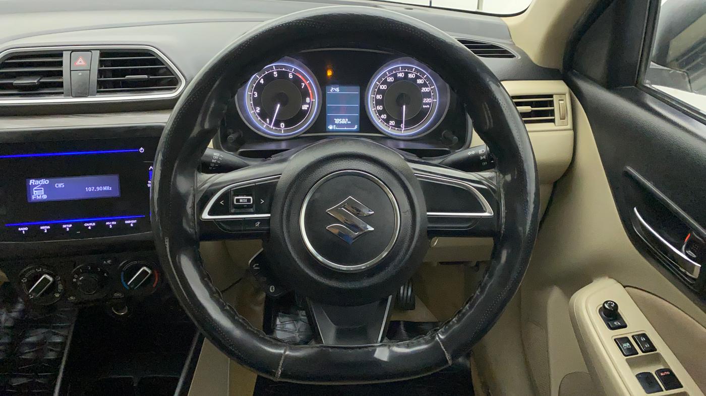 2021 Maruti Dzire VXI, Petrol, Manual, 78,582 km, Steering Wheel Close Up