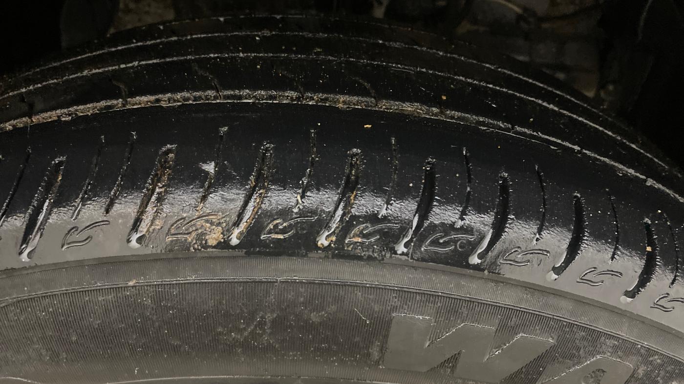 2021 Maruti Vitara Brezza VXI, Petrol, Manual, 78,065 km, Right Front Tyre Tread