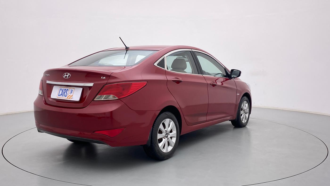 2015 Hyundai Verna FLUIDIC 1.6 CRDI S, Diesel, Manual, 86,082 km, Right Back Diagonal