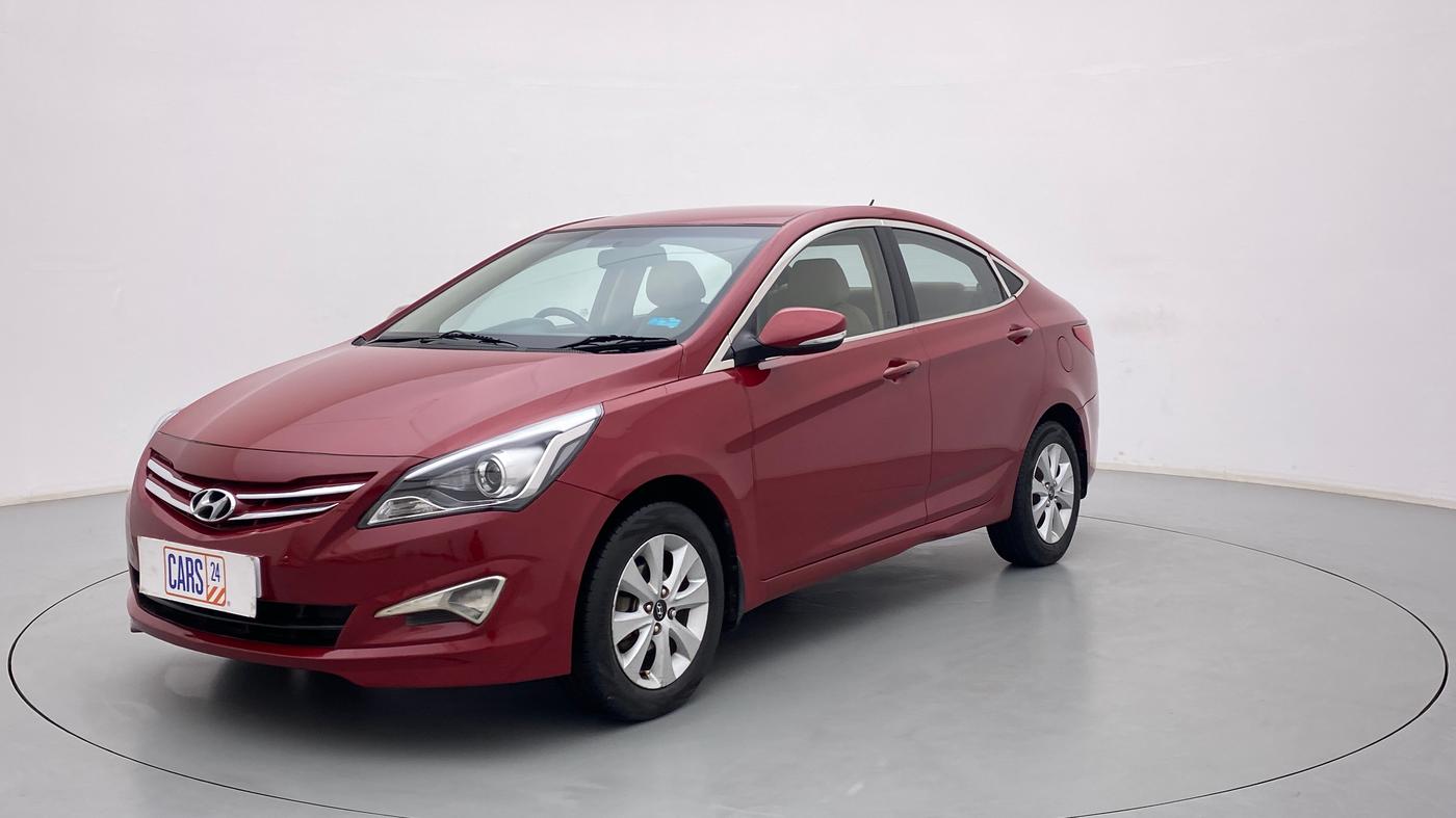 2015 Hyundai Verna FLUIDIC 1.6 CRDI S, Diesel, Manual, 86,082 km, Left Front Diagonal