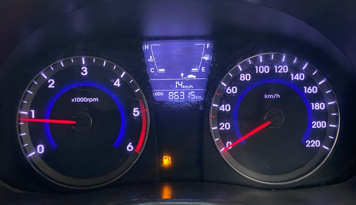 2015 Hyundai Verna FLUIDIC 1.6 CRDI S, Diesel, Manual, 86,082 km, Odometer Image
