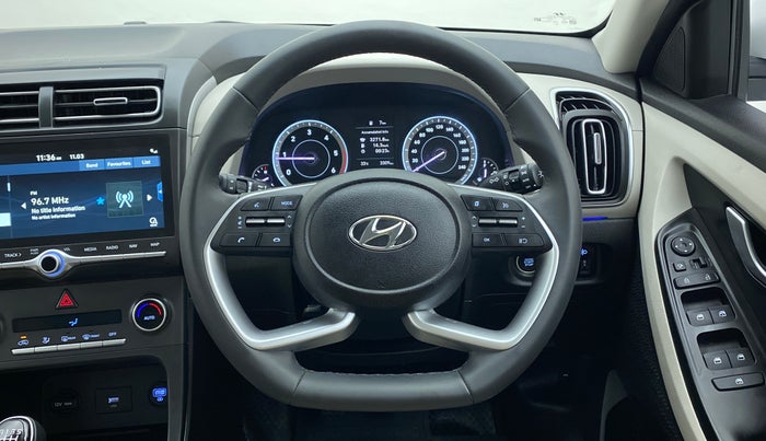 2021 Hyundai Creta SX MT, Diesel, Manual, 3,556 km, Steering Wheel Close Up