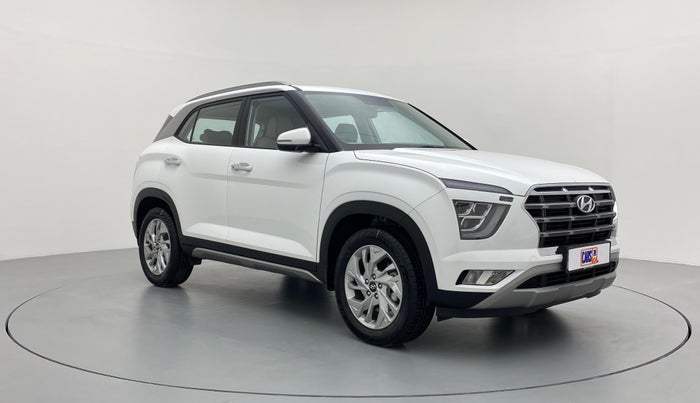 2021 Hyundai Creta SX MT, Diesel, Manual, 3,556 km, Right Front Diagonal