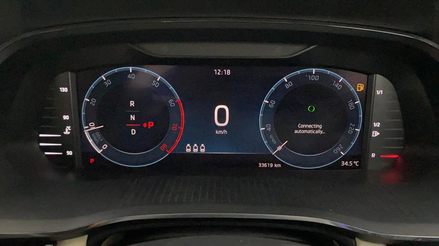 2022 Skoda Octavia L&K 2.0 AT, Petrol, Automatic, 33,747 km, Odometer Image