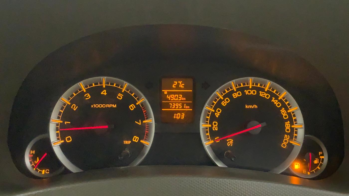 2013 Maruti Ertiga ZXI, CNG, Manual, 74,138 km, Odometer Image