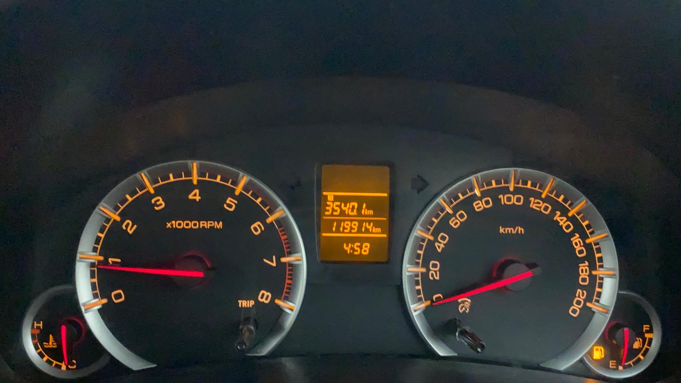 2016 Maruti Swift Dzire VXI, Petrol, Manual, 1,19,914 km, Odometer Image