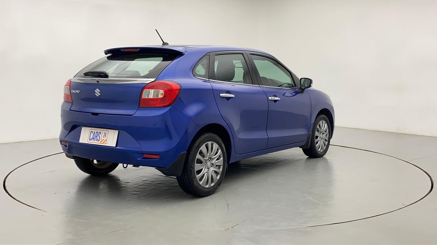 2016 Maruti Baleno ZETA 1.2 K12, Petrol, Manual, 17,406 km, Right Back Diagonal (45- Degree) View