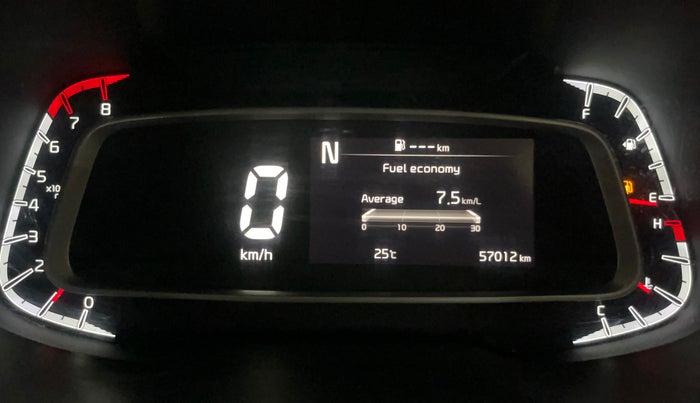 2021 KIA SONET HTX PLUS 1.0 IMT, Petrol, Manual, 56,969 km, Odometer Image