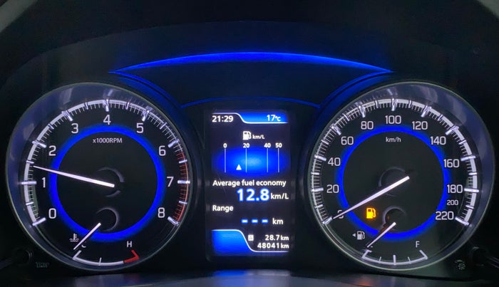 2017 Maruti Baleno ALPHA PETROL 1.2, Petrol, Manual, 48,040 km, Odometer Image