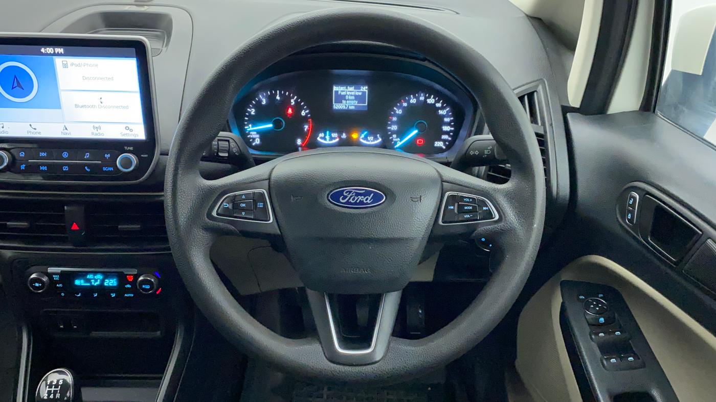2020 Ford Ecosport TREND 1.5L PETROL, Petrol, Manual, 52,009 km, Steering Wheel Close Up