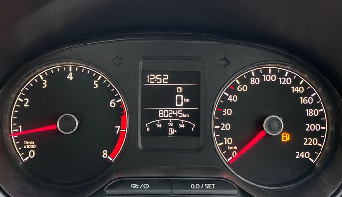 2016 Volkswagen Ameo COMFORTLINE 1.2, Petrol, Manual, 80,244 km, Odometer Image