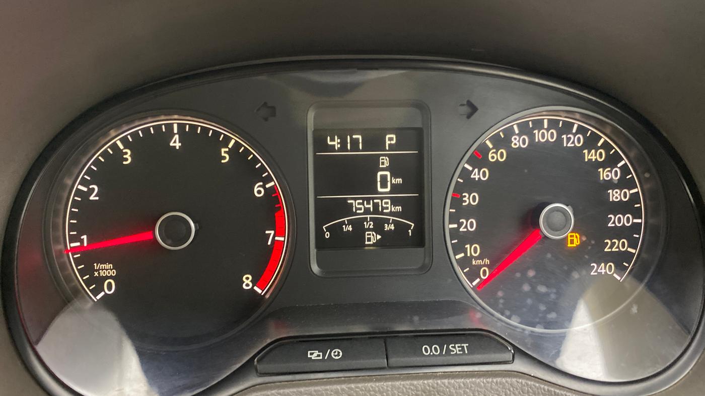2017 Volkswagen Vento HIGHLINE PLUS 1.2 AT 16 ALLOY, Petrol, Automatic, 75,479 km, Odometer Image