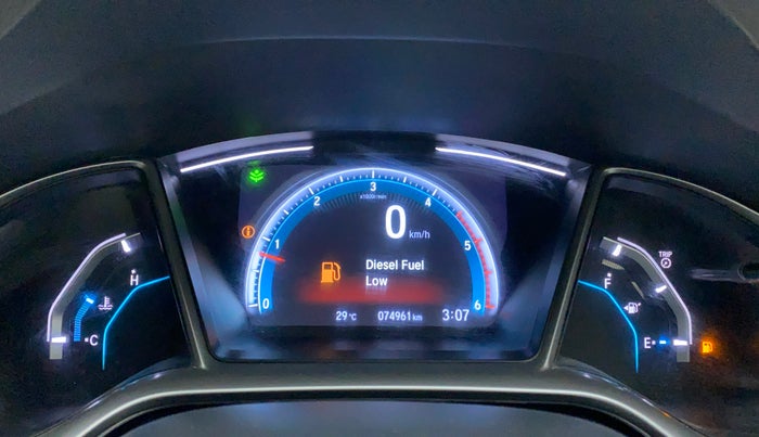 2019 Honda Civic 1.6L I-DTEC ZX MT, Diesel, Manual, 75,262 km, Odometer Image