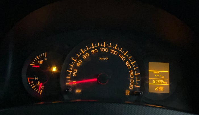 2016 Maruti Swift LXI, Petrol, Manual, 57,386 km, Odometer Image