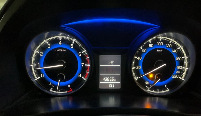 2016 Maruti Baleno DELTA PETROL 1.2, Petrol, Manual, 43,646 km, Odometer Image