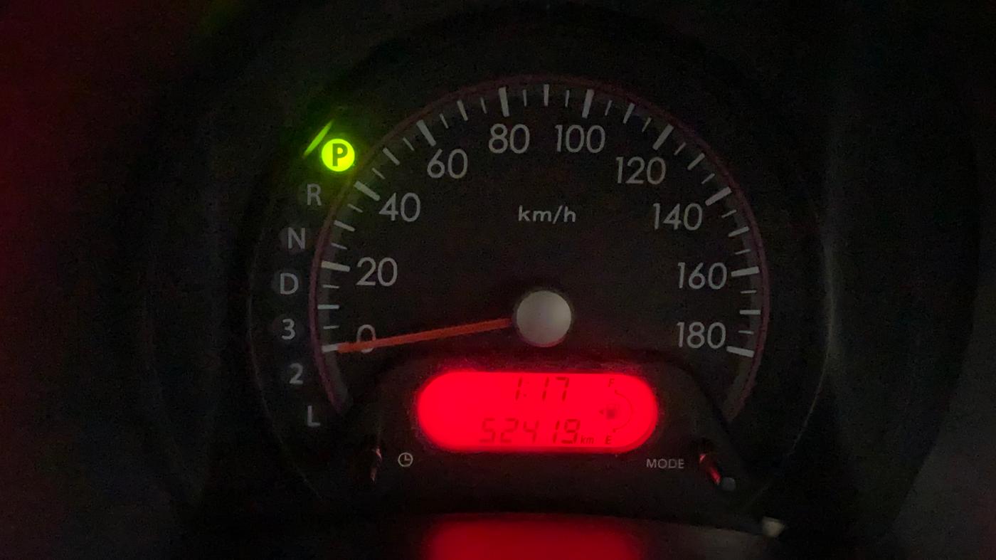 2013 Maruti A Star VXI (ABS) AT, CNG, Automatic, 52,374 km, Odometer Image