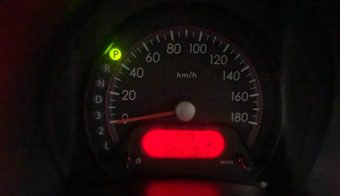 2013 Maruti A Star VXI (ABS) AT, CNG, Automatic, 52,374 km, Odometer Image