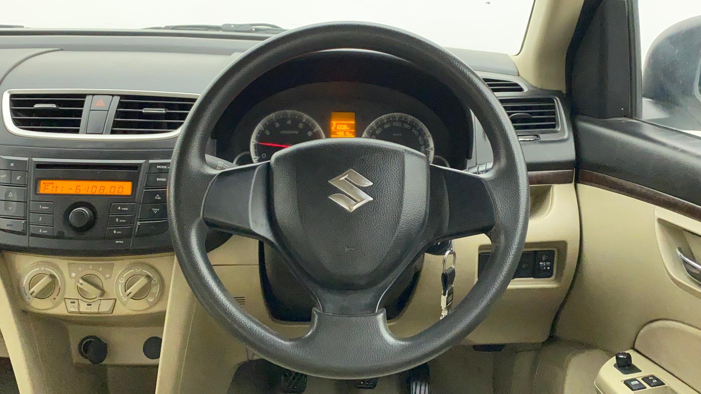 2012 Maruti Swift Dzire VXI, Petrol, Manual, 48,736 km, Steering Wheel Close Up
