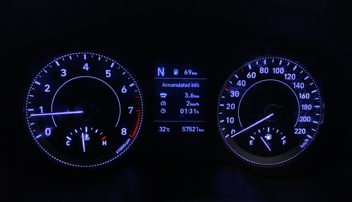2022 Hyundai VENUE SX 1.0 TURBO IMT, Petrol, Manual, 57,517 km, Odometer Image