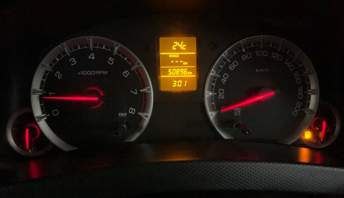 2015 Maruti Swift ZXI, Petrol, Manual, 50,887 km, Odometer Image