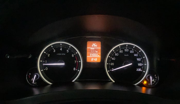 2017 Maruti Ciaz ALPHA 1.4 PETROL, Petrol, Manual, 53,995 km, Odometer Image